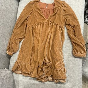 Free people velvet dress